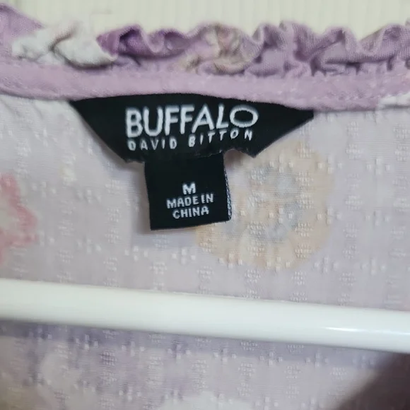 Raffaello Rossi Lavender Floral Blouse - Picture 2 of 2